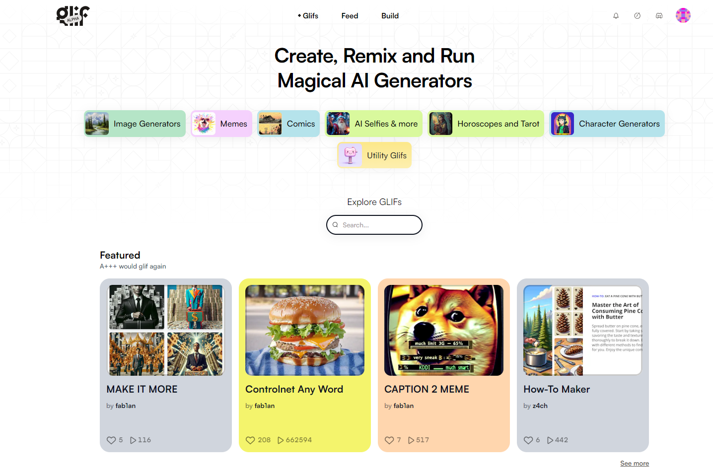 オリジナルMeme（ミーム）が作成できる「Glif」