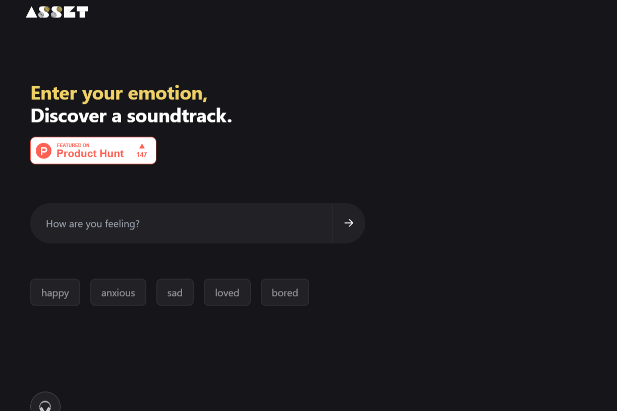 気分に合わせた音楽をレコメンドしてくれる「imfeeling」
