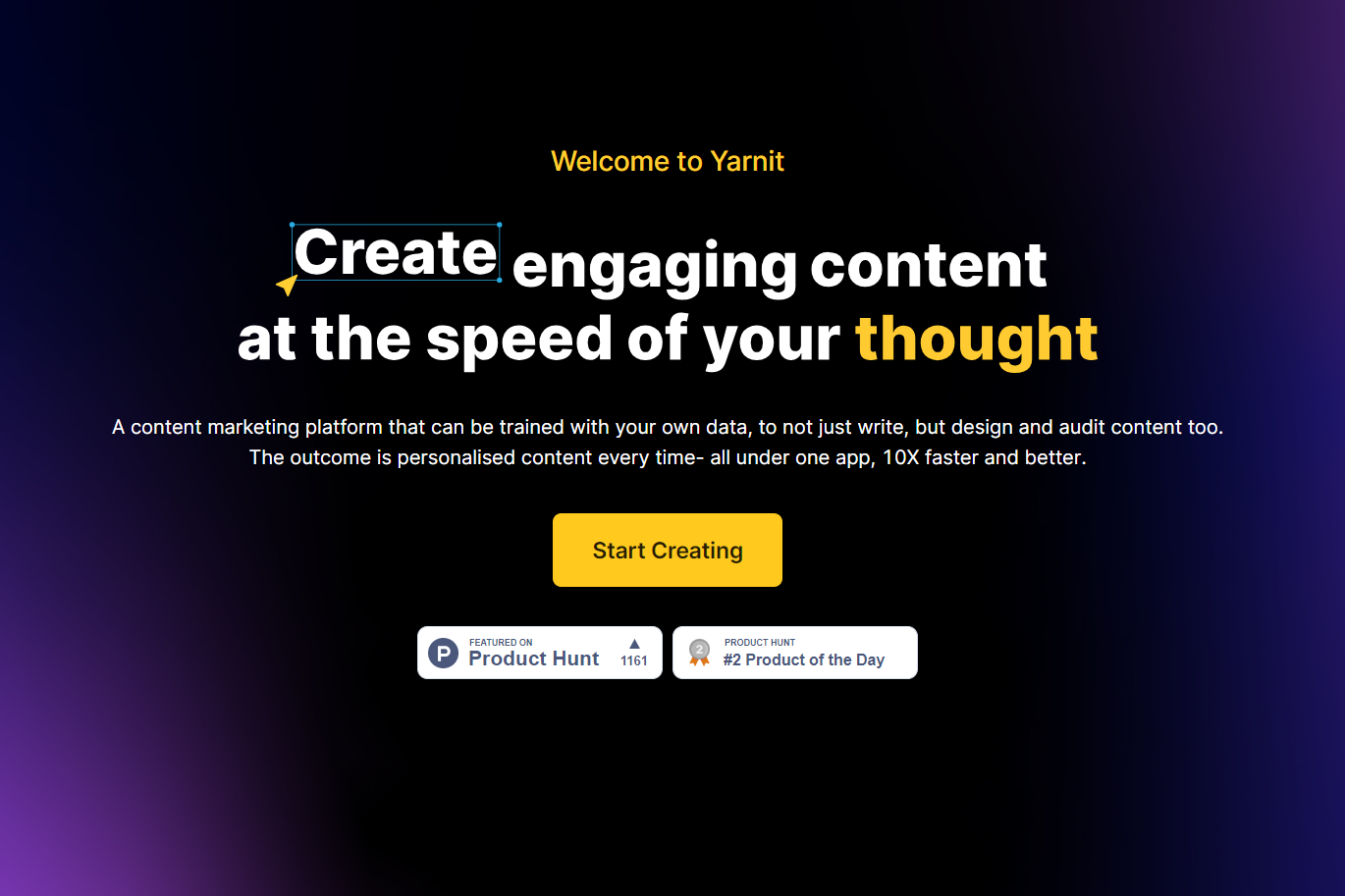 ブログやSNSから画像までのコンテンツ作成に「yarnit」