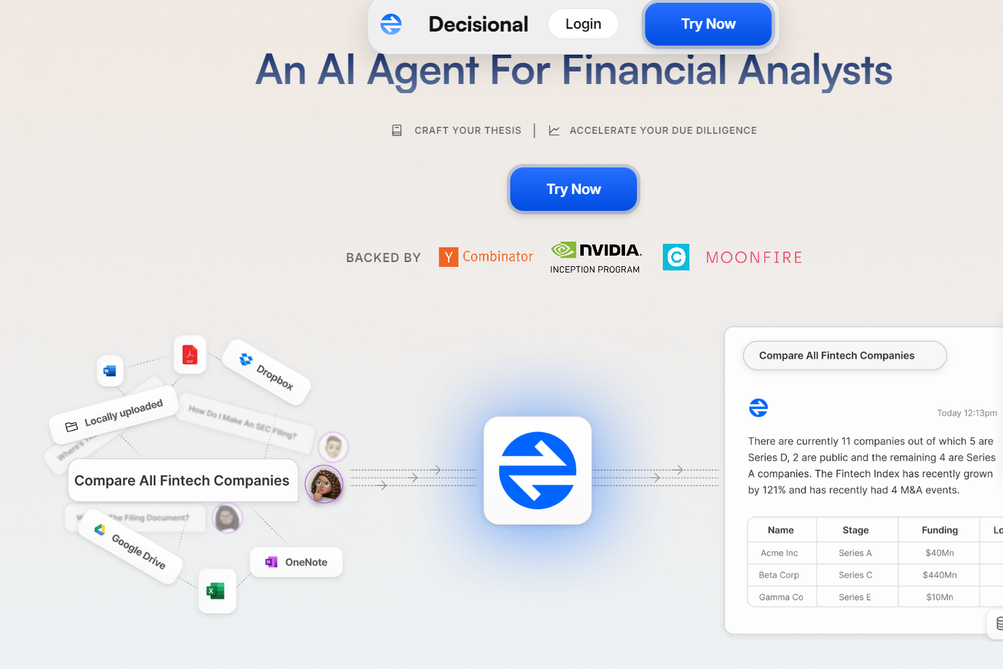 AI金融アナリスト「Decisional AI」