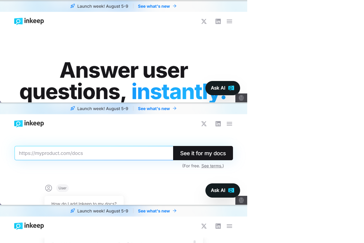 社内ドキュメントのAI検索を可能にする「Inkeep」