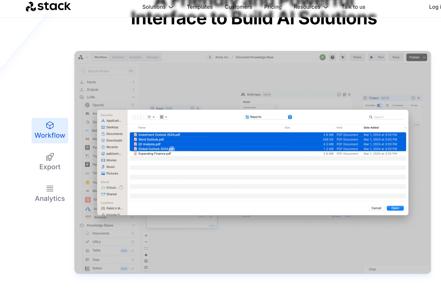 AIモデルの展開と管理を一元管理する「Stack AI」